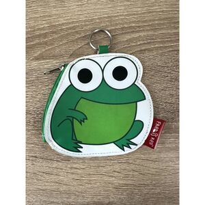 Vintage Y2k Fred is Red Toadily Cool! Frog Coin Purse Keychain Keyring Kawaii